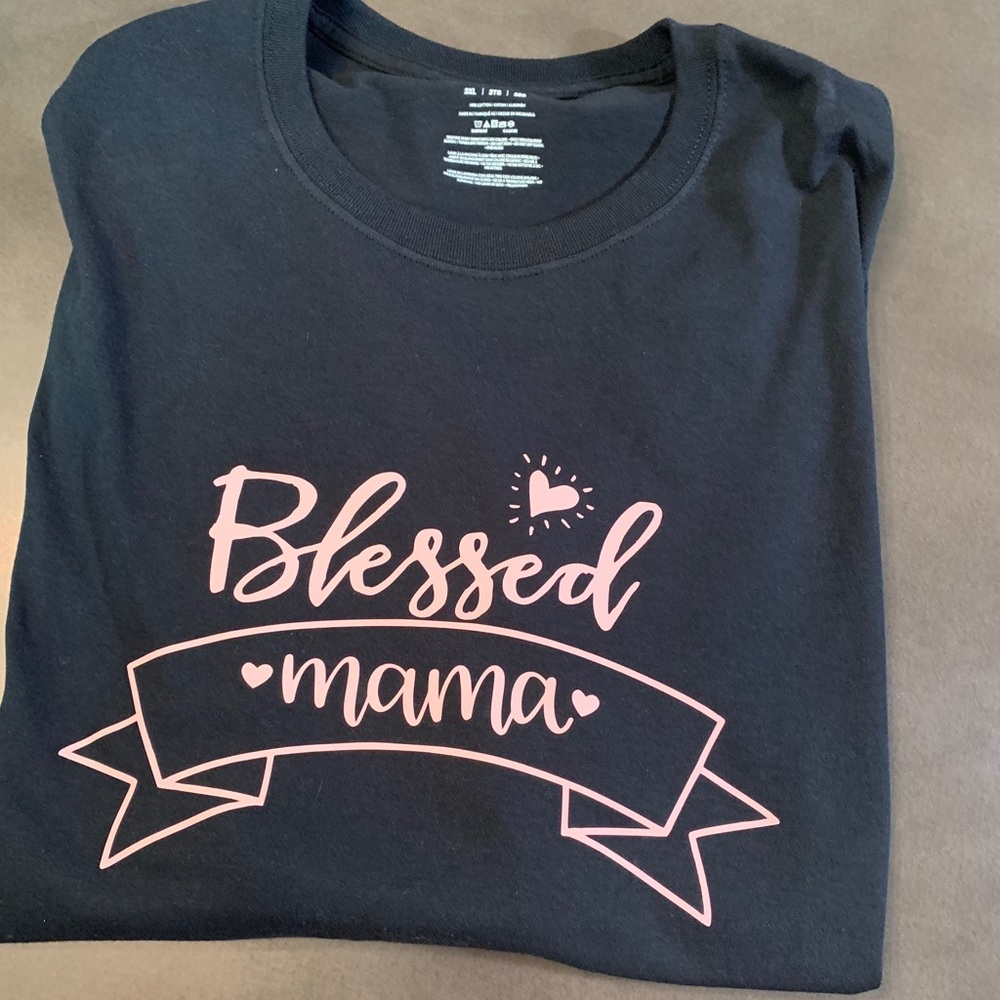 Blessed Mama Custom T Shirt